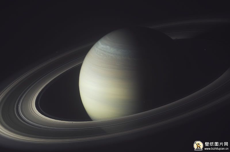 太阳系中土星光环 土星光环高清桌面图片 1920x1080