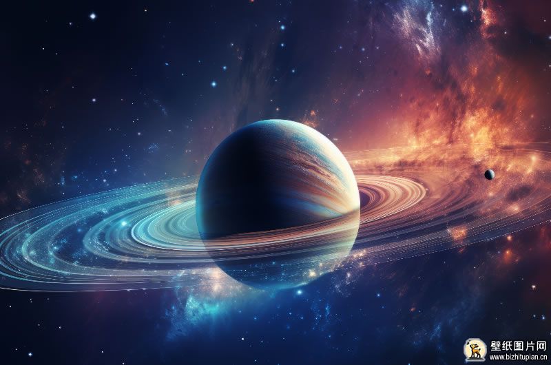土星图片高清大图 土星桌面壁纸 2184x1224