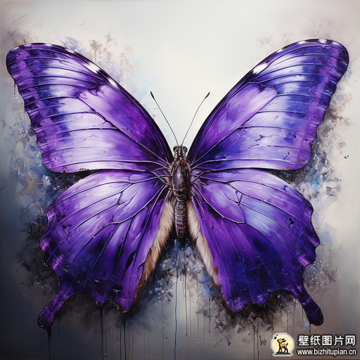 紫色动画卡通人物头像图片 紫色系头像动物植物 男生女生动漫图片 512x512
