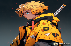 恶魔杀手Zenitsu照片手机壁纸头像 恶魔杀手 Zenitsu头像大图 512x512