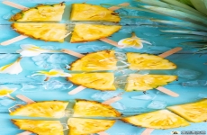 菠萝手机壁纸 切片菠萝手机食物壁纸图片720x1280