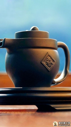 喝东方禅宗美食茶图片 高清茶壶壁纸茶具图片 720x1280