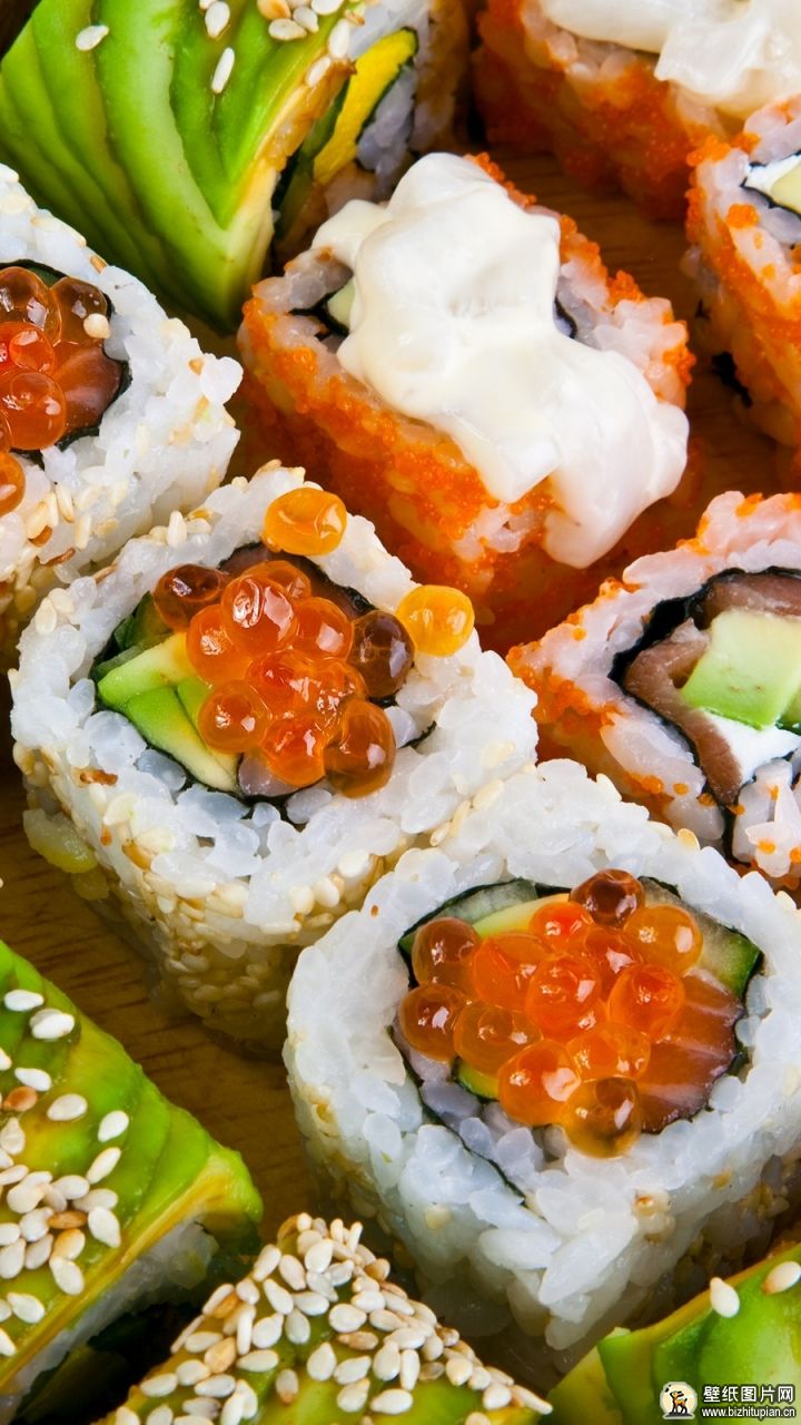 高清寿司手机食物壁纸图片