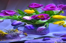 简单好看的插花图片素材 高清插花手机壁纸花束图片