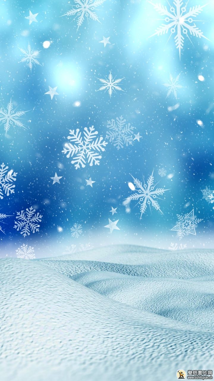 834350蓝天上的雪花