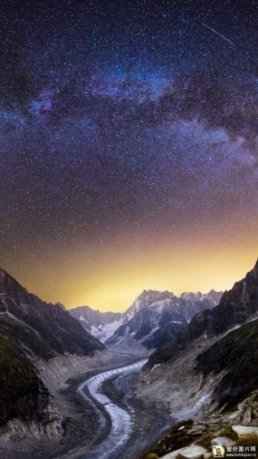夜晚星空唯美图片素材 高清星空手机壁纸夜晚图片